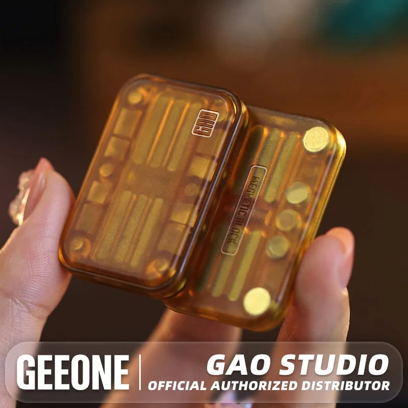 GAO Studio Fidget spinner PC Magnetic Cube Infinite Bit Magnetic Push Paragraph Dump Decompression Toys