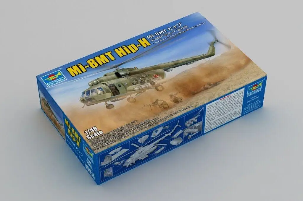 

Модель Trumpeter 05815, модель вертолета из пластика Mi-8MT Hip-H 1/48