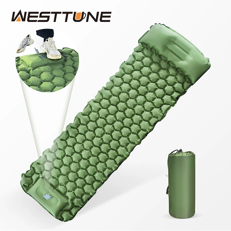 SelfInflatingSleepingPadsforCampingSplicingDoubleInflatable