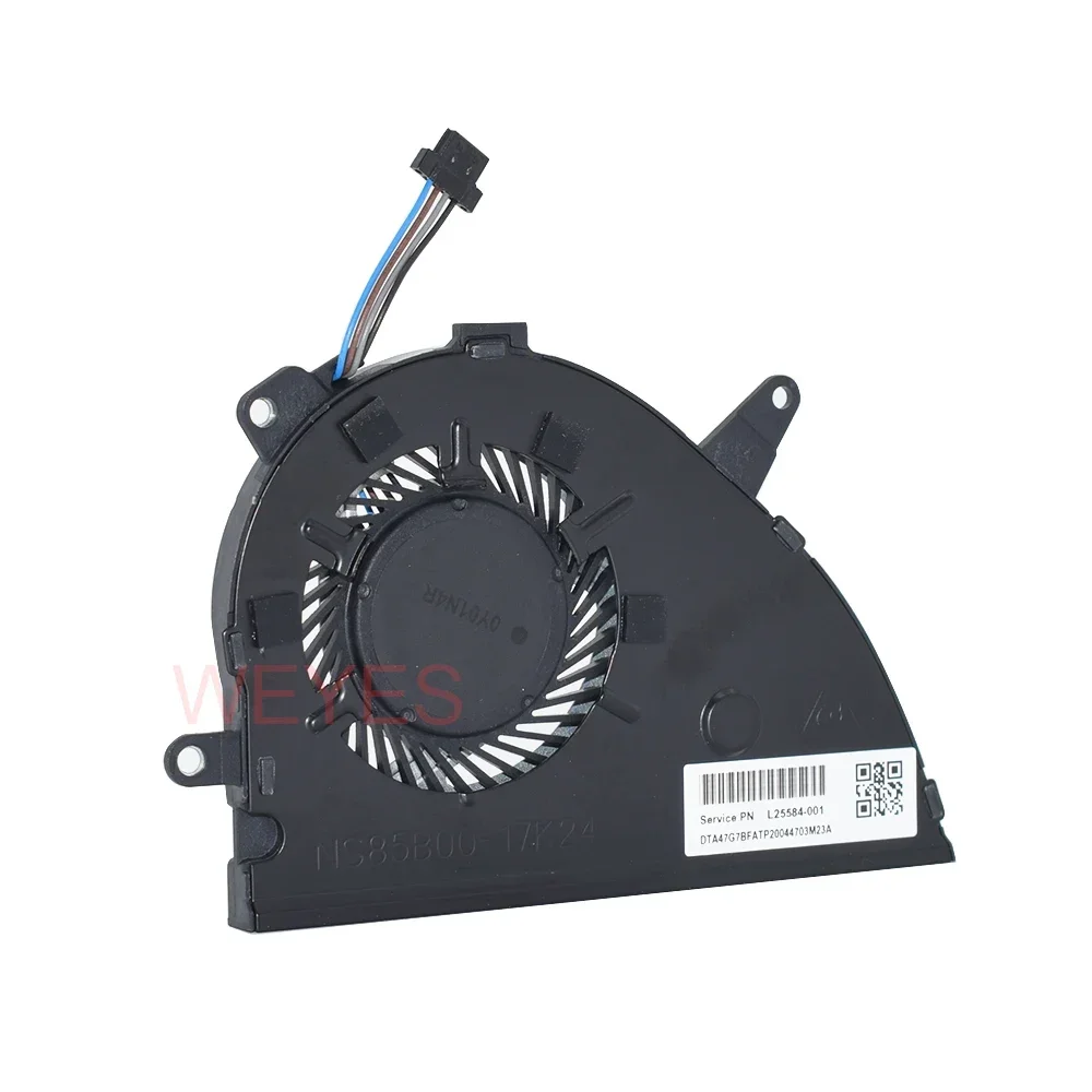 para hp Pavilion 15-cw 15-cs Tpn-q208 Tpn-q210 Portátil Cpu Cooler Ventilador p n: L25584001 Pinos de Refrigeração Novo - Imagem 3