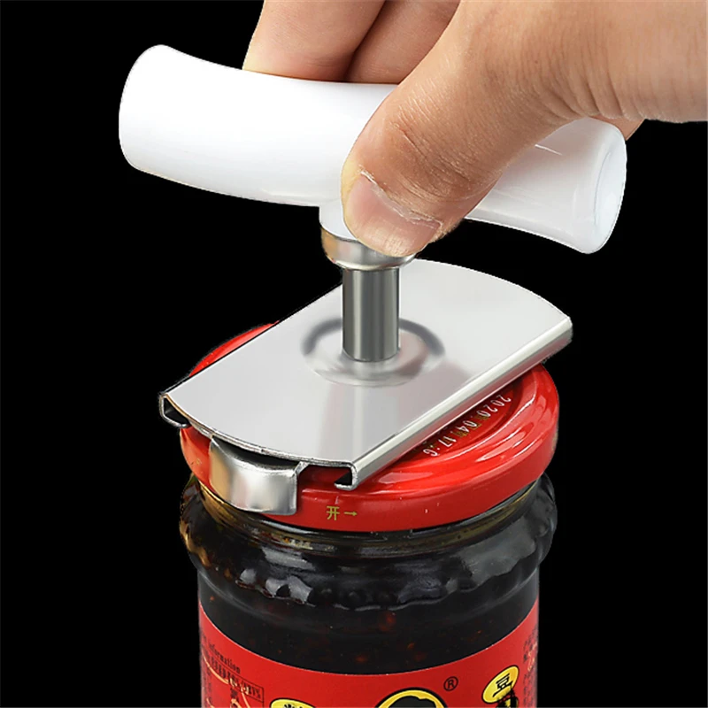 Ouvre-Boîte Et Bouchons Manuel Réglable - Acier Inoxydable - Ergonomique Pour Personnes Âgées Ou à Force Limitée - 4