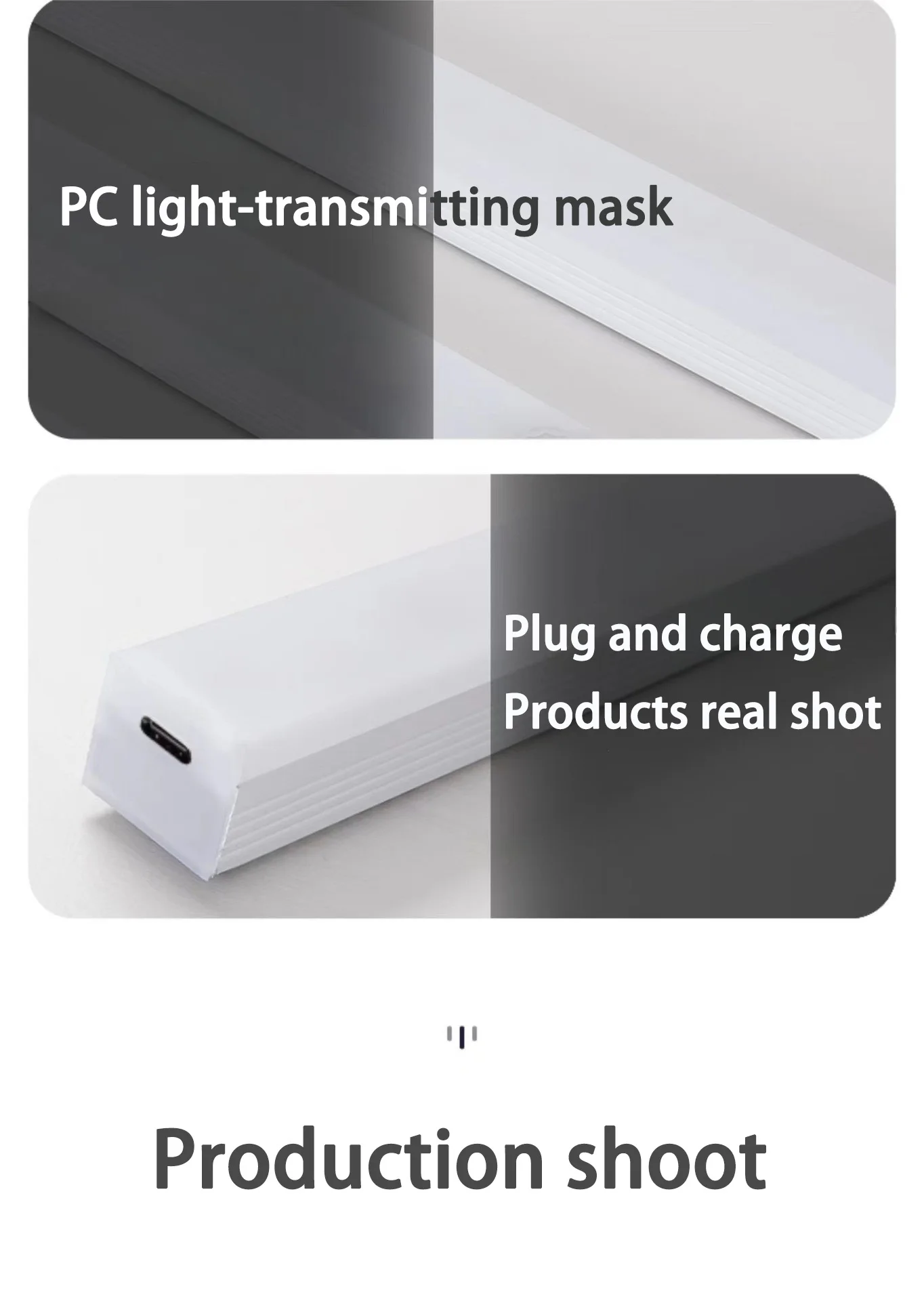 PIR Motion Sensor LED Cabinet Light 10CM/20CM/30CM/50CM USB Rechargeable 3000K/6000K LED Under Magnetic Night Led Night Sensor
