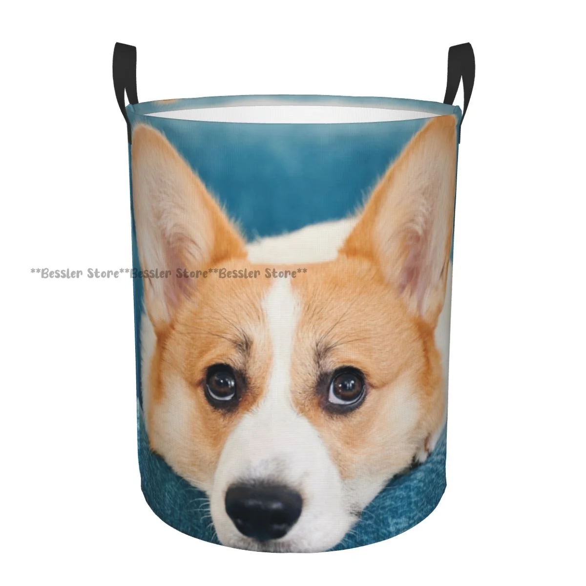 

Корзина для белья Corgi Dog Cloth, складная грязная одежда ведро для хранения игрушек