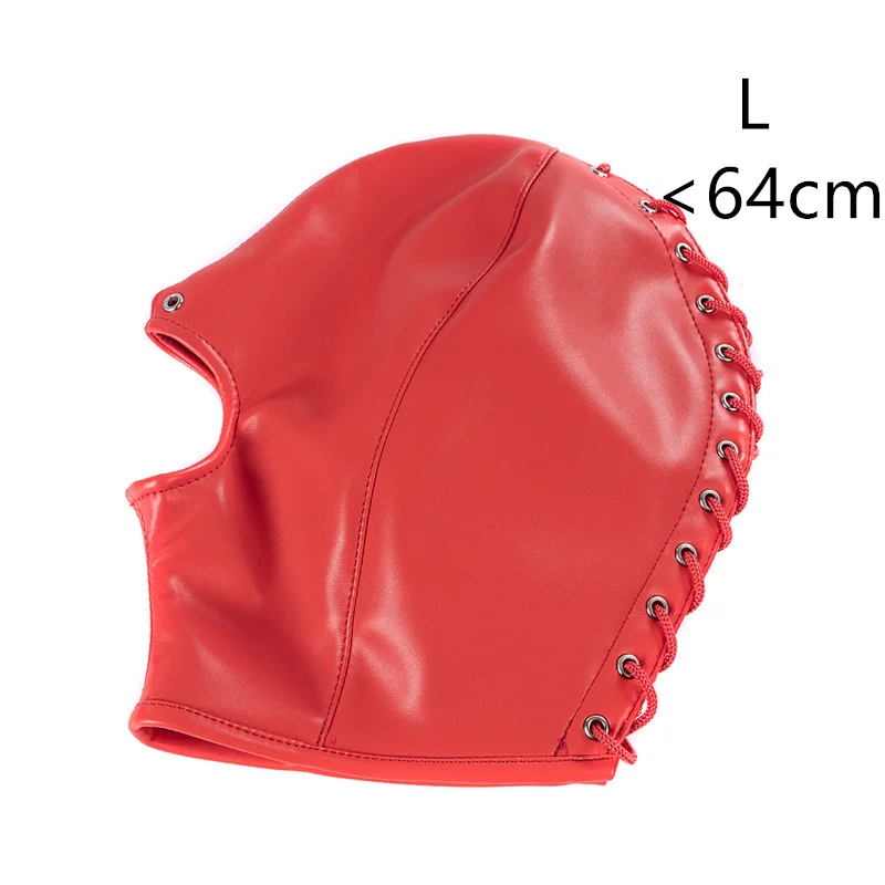Leather Full Face Mask for Party Cosplay and Halloween