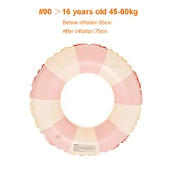 Rooxin Inflatable Pool Float - Fun Summer Beach Party Swim Tube (For Juvenile 40-60kg)