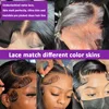 30 40 Inch 180 Density Lace Frontal Wig For Black Women Brazilian Human Hair 13x6 Bone Straight HD Transparent Lace Front Wigs 4