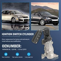 1K0905851B สวิตช์จุดระเบิดล็อคกระบอก W/อัจฉริยะรีโมทคอนโทรล Key สําหรับ VW Golf 2004-2011/Jetta 2006-2018/EOS 2007-2011 6