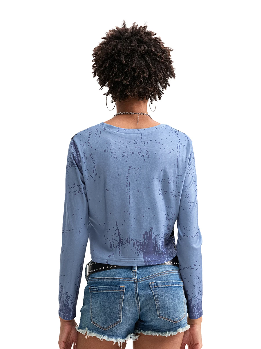 Vintage Lace Trimmed Bell Sleeve Blouse with Victorian-Inspired Embroidery and High Neckline for Fall Winter Fashion