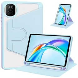 360 - Degree Rotating Acrylic Transparent Tablet Cover - Honor Pad X7 8.7inch (Sky blue)