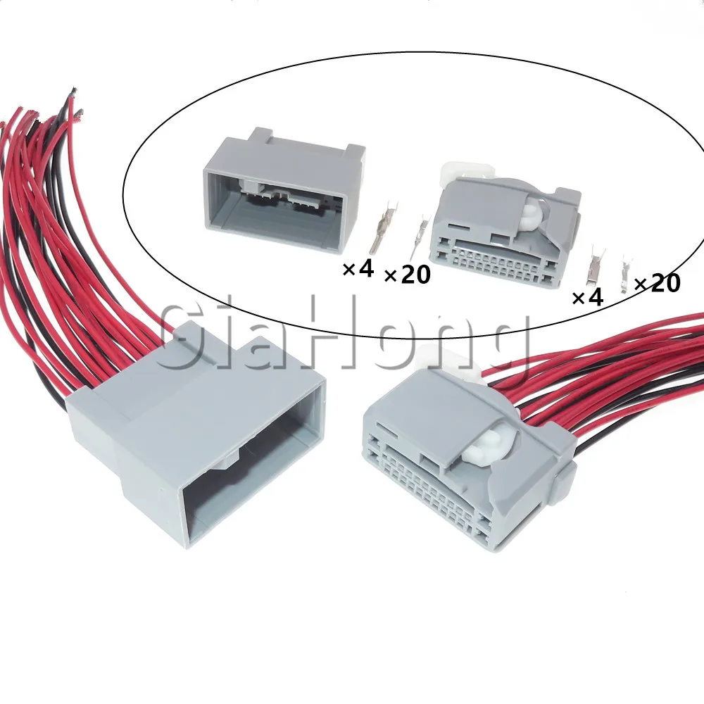 1 Set 24 Ways MX34C24SFA AC Assembly Avionics Plugs Automobile Unsealed Socket Car Composite Connector
