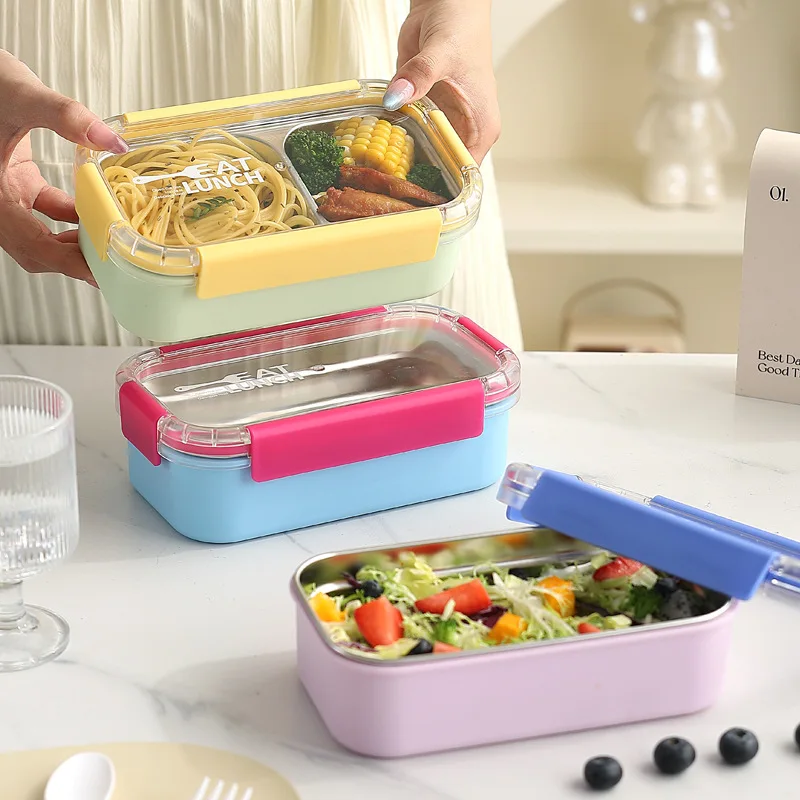 Stainless Steel Bento Box Microwave Food Container