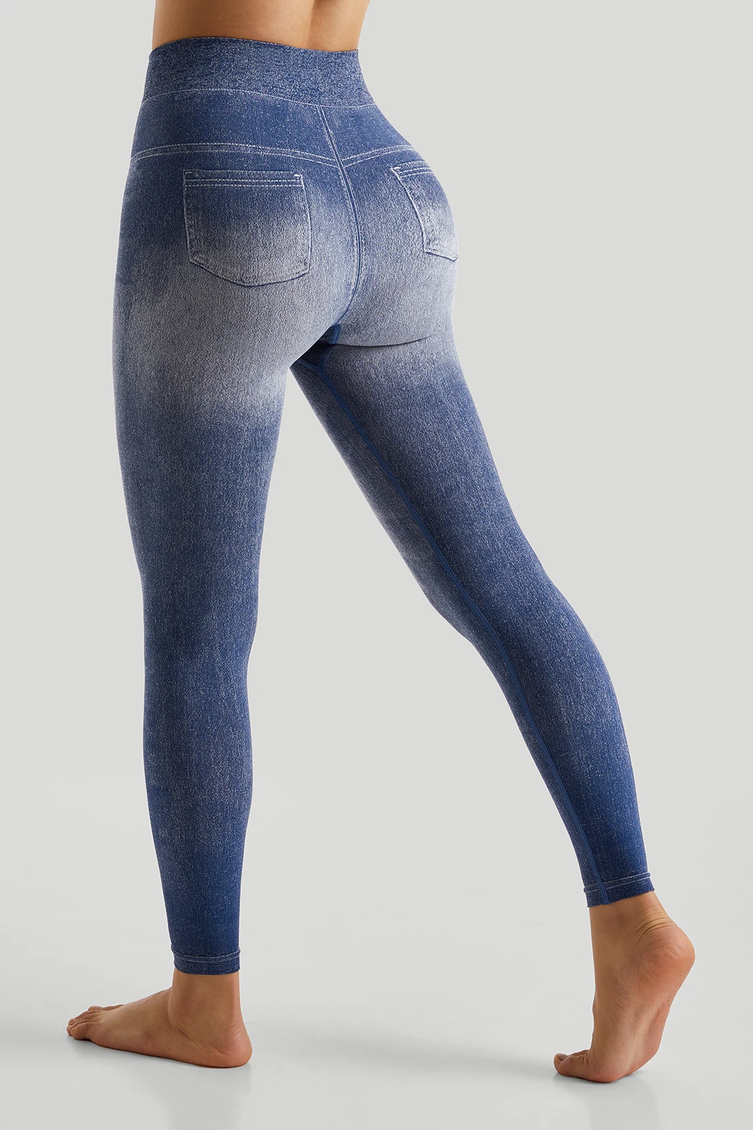 Women Leggings  High Waist Slim Hip Lifting Fitness Running Leggings    Breathable Soft Streetwear Sports Long Leggings Women - 5