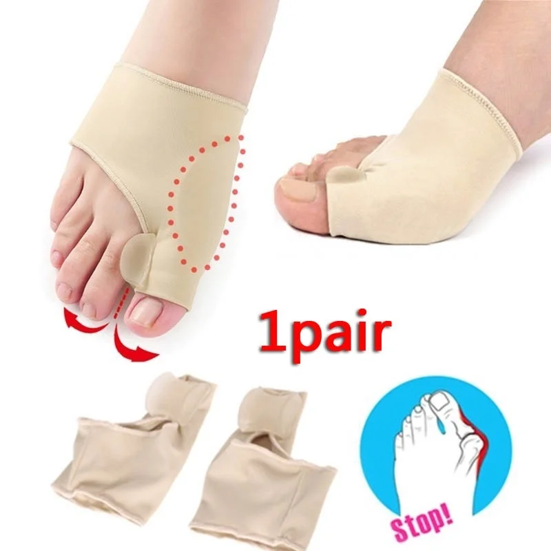 1pair Toe Corrector Orthotics Feet Foot Care Bunion Straightener Bone