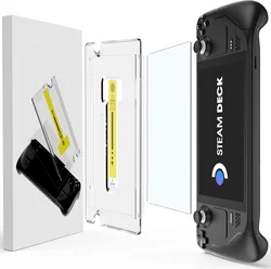 Premium Tempered Glass Screen Protector for 7 - inch OLED Display with Easy Installation and 9H Hardness (Steam Deck)