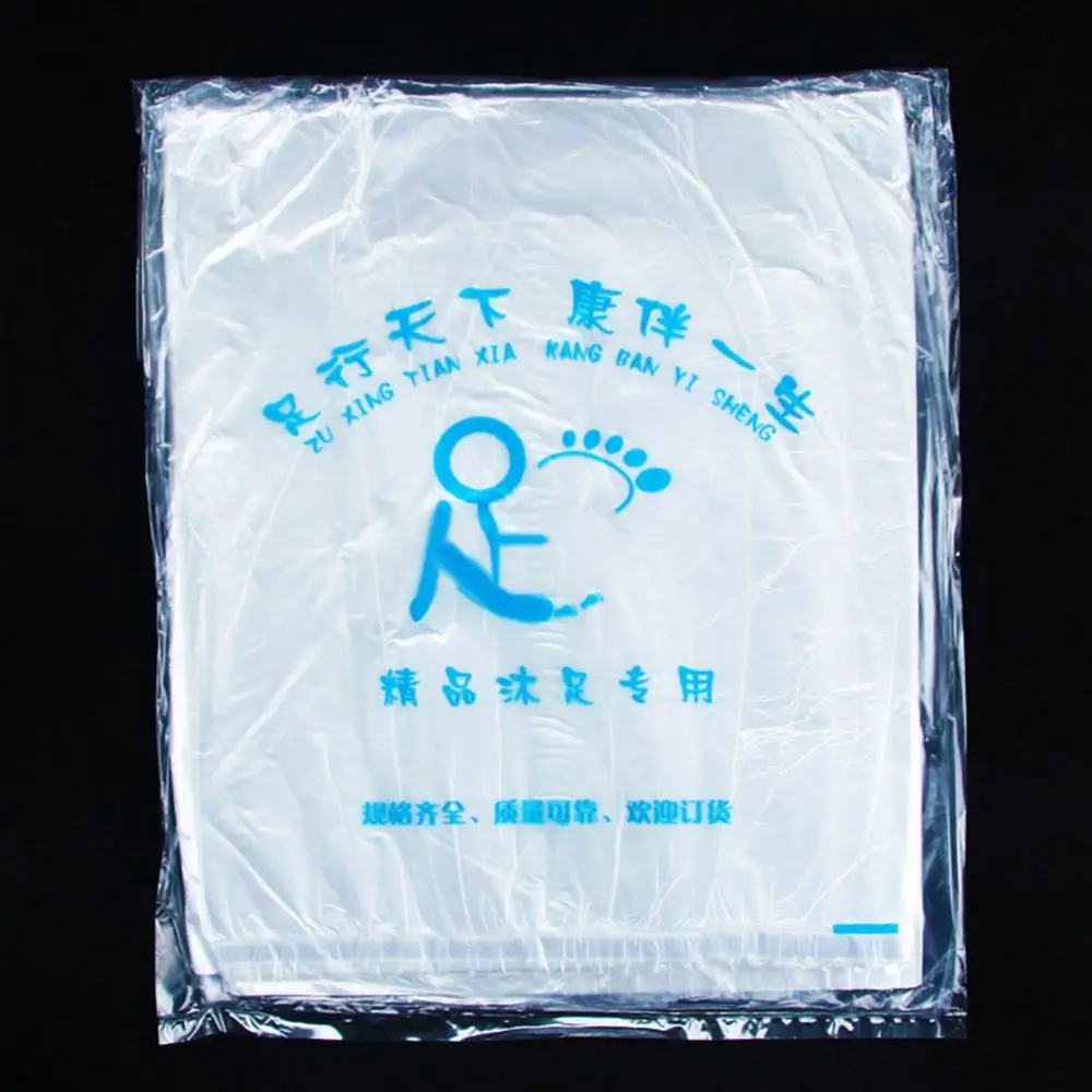 90Pcs/Set Disposable Foot Tub Liners Bath Basin Bags for Feet Pedicure Spa Skin Care Foot Tub Bags Feet Spa Barrel Plastic Film