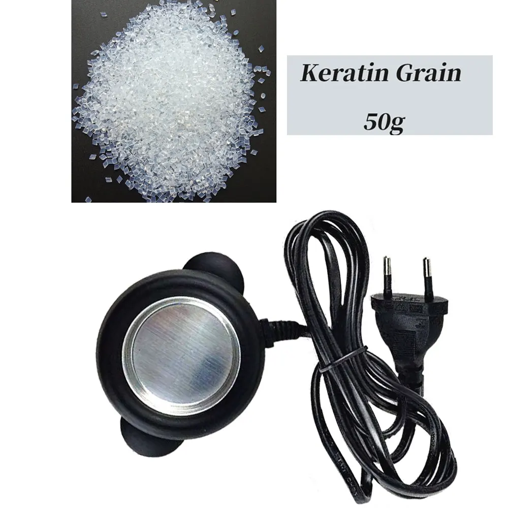 keratin glue grain Strong Hold Italian Keratin Grain 50g Best Quality Italian Keratin grain For hot melt Fusion Hair Extensions