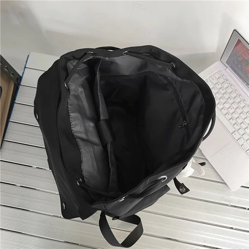 Female Male Trendy Nylon New Travel Student Bag Cool Boy Girl College Backpack Fashion Lady Men School Bag Laptop Women Backpack