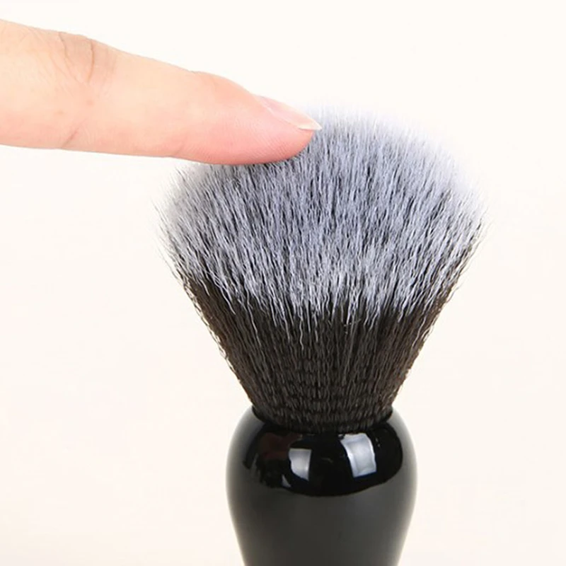 Mens Shaving Brush With ABS Handle Salon Barber Soap Foaming Beard Moustache Portable Hair Shave Brush Beard Cleaning Tool