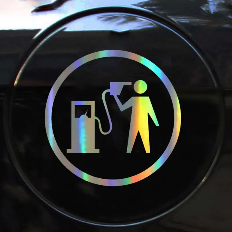 

Car Stickers Funny Gas Fuel Decals Wear-resistant Waterproof Tank Cap Stickers Traceless Glue Sticky Car Decals Car Styling