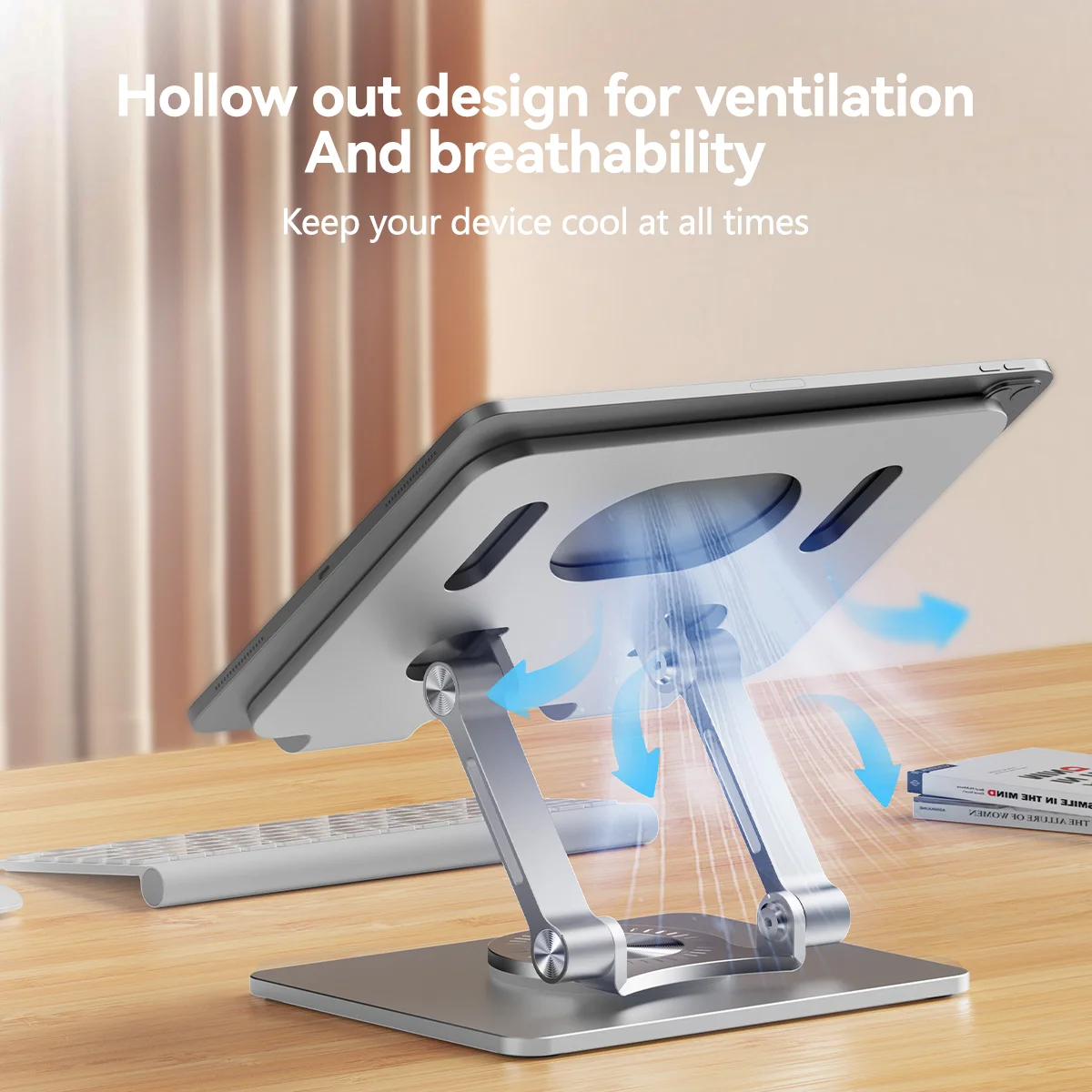 ThundeaL Foldable Ergonomic Laptop and Tablet Stand