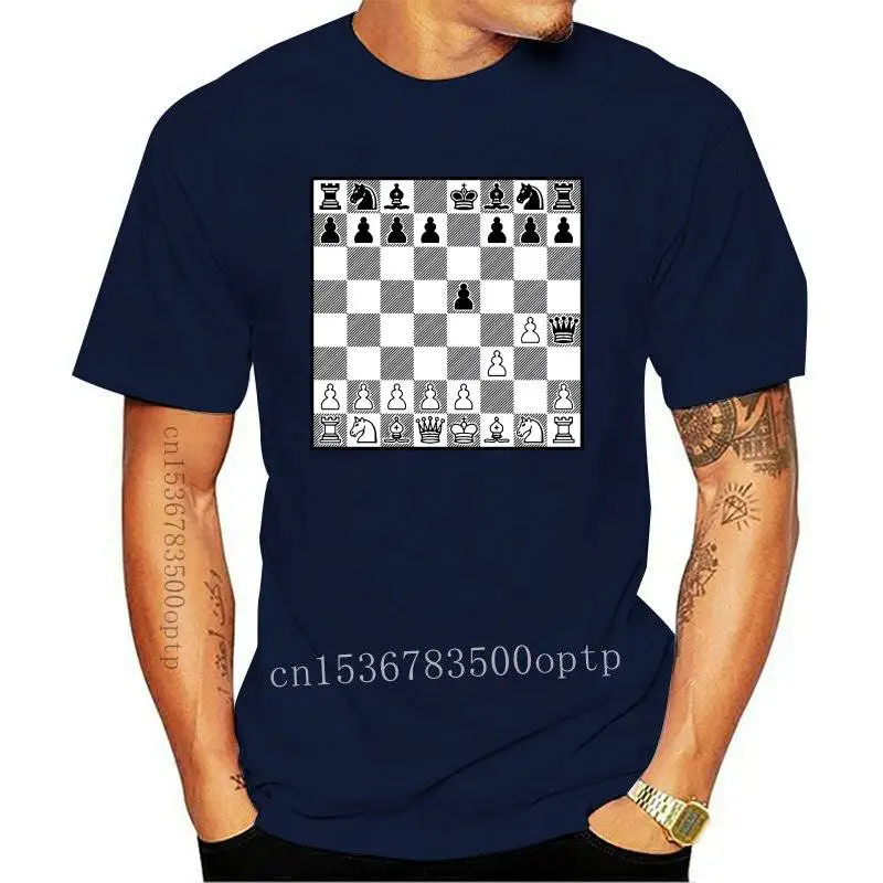 

Мужская одежда, шахматная Футболка-Fools Mate Board макет, классический набор для математики, шахматы