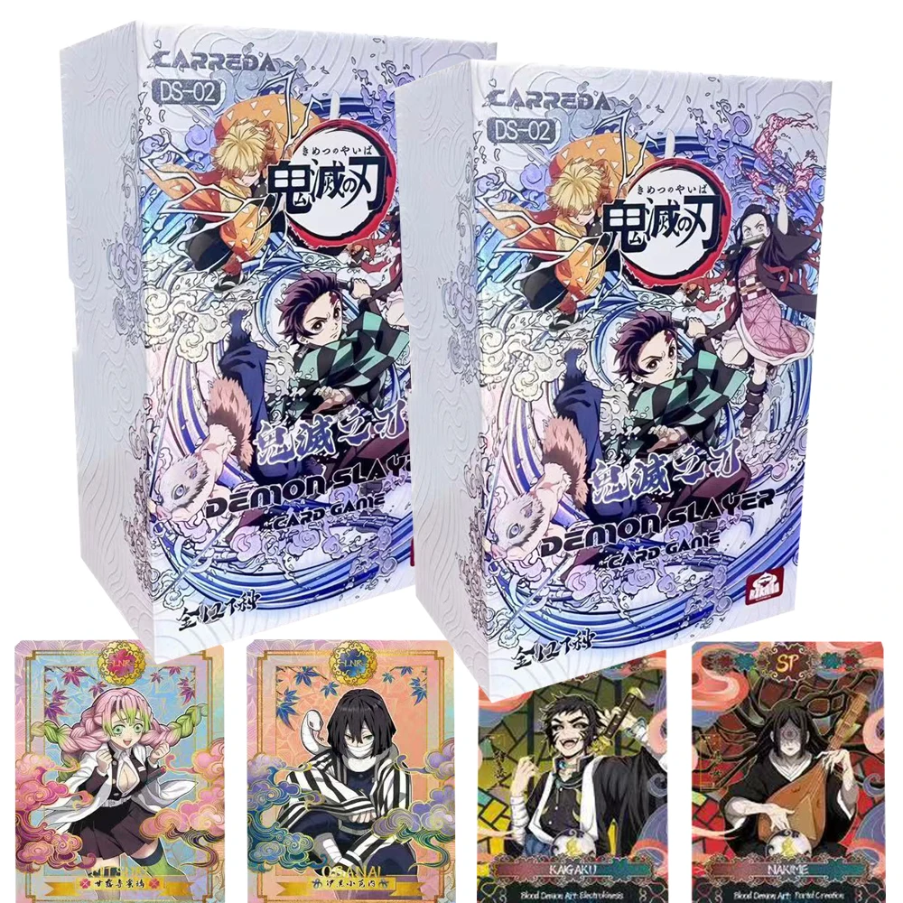 Original Demons Slayers Collection Card For Children Ghost Killing Team Caracter Rare Limited Edition Cards Fan Treasure Gifts