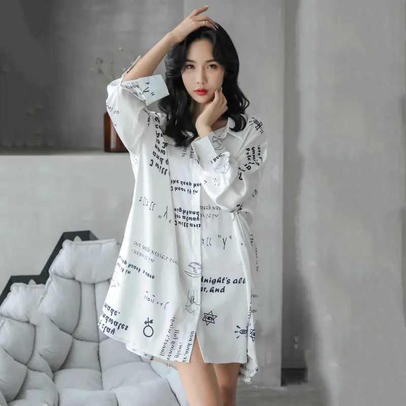 Women's Shirts and Blouses Sexy Button Up Top for Woman with Sleeves Clothing Chiffon Pattern Aesthetic Korea Stylish Y2k Pretty