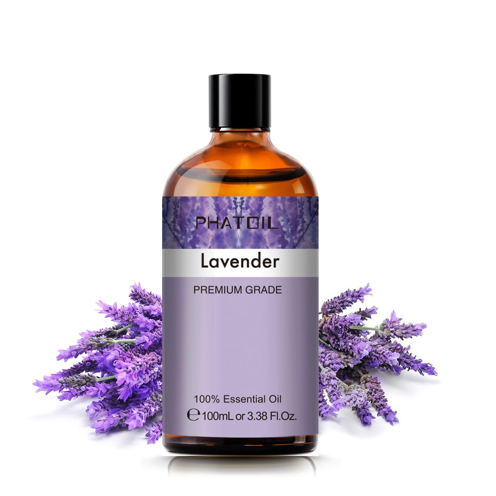 3.38Oz 100ml Lavender Essential Oil Diffuser Pure Natural Plant Essential Oils Vanilla Mint Lemon Tea Tree Citronella Aroma