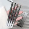 Sexy Rose Red Eye Liner Pencil Natural Matte Wine Red Lying Silkworm Eyeliner Easy To Color Waterproof Eye Make Up Cosmetics 1pc 5
