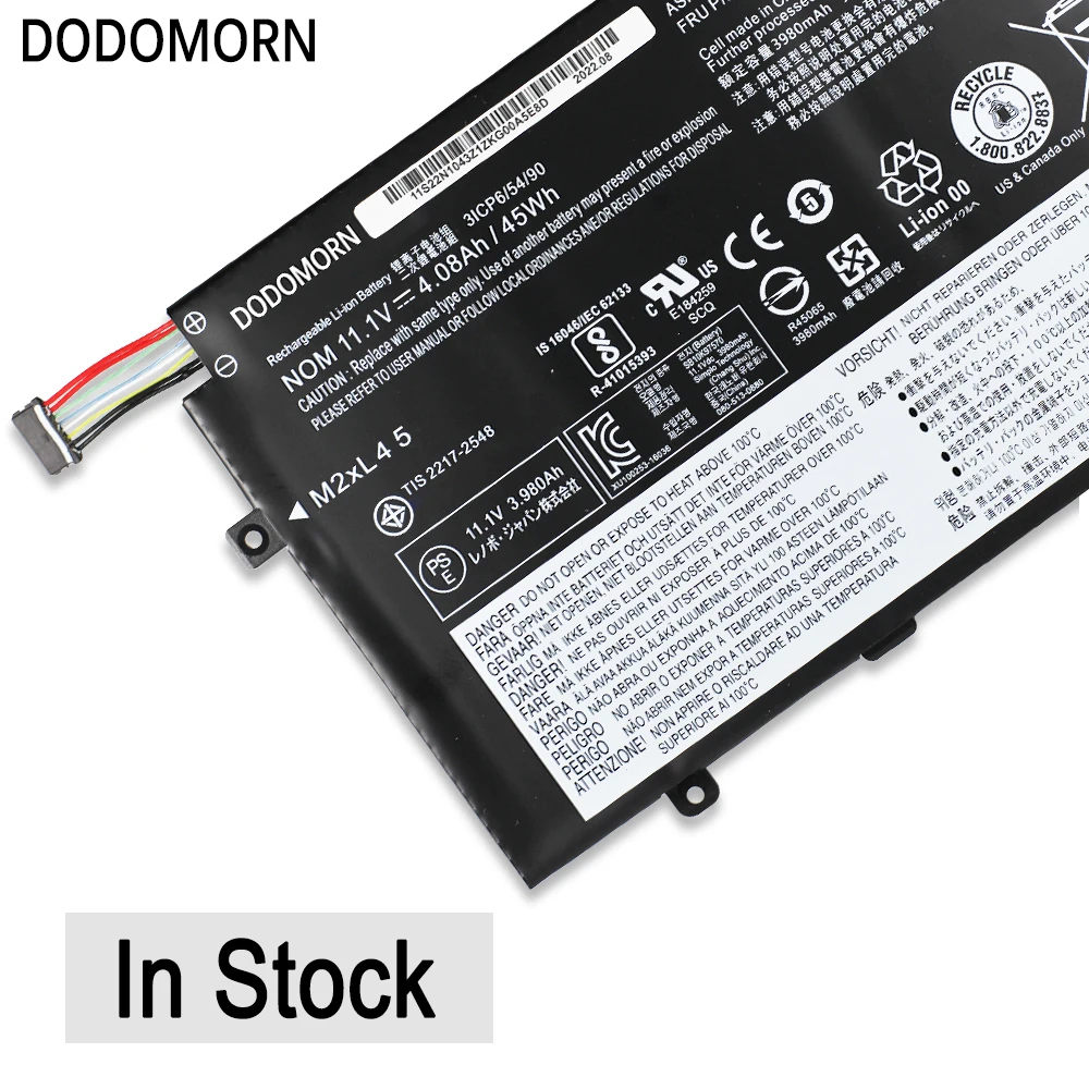 E475, SB10K97569, SB10K97570, SB10K97568, 01AV412, 01AV411, 11.1V, 45Wh, 4080mAh