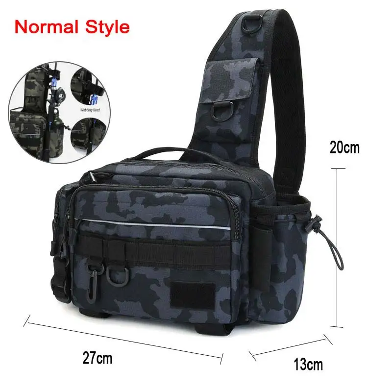 Sling Fishing Tackle Bag for Men Women Single Shoulder Crossbody Pouch  Waist Pack Fish Lures Gear Utility Storage - China Fishing Backpack and Fishing  Bag price