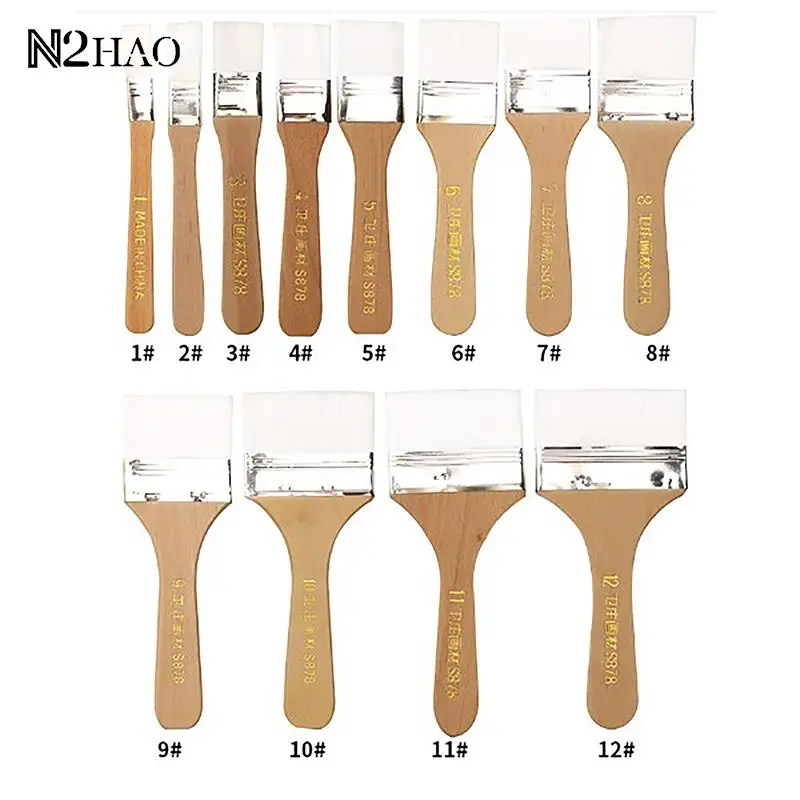 1pc Barbecue Paint Brushes Big Large Area Paint Brush for Oil Painting Stains Varnishes Glues and Gesso Home Chip Cleaning Tools