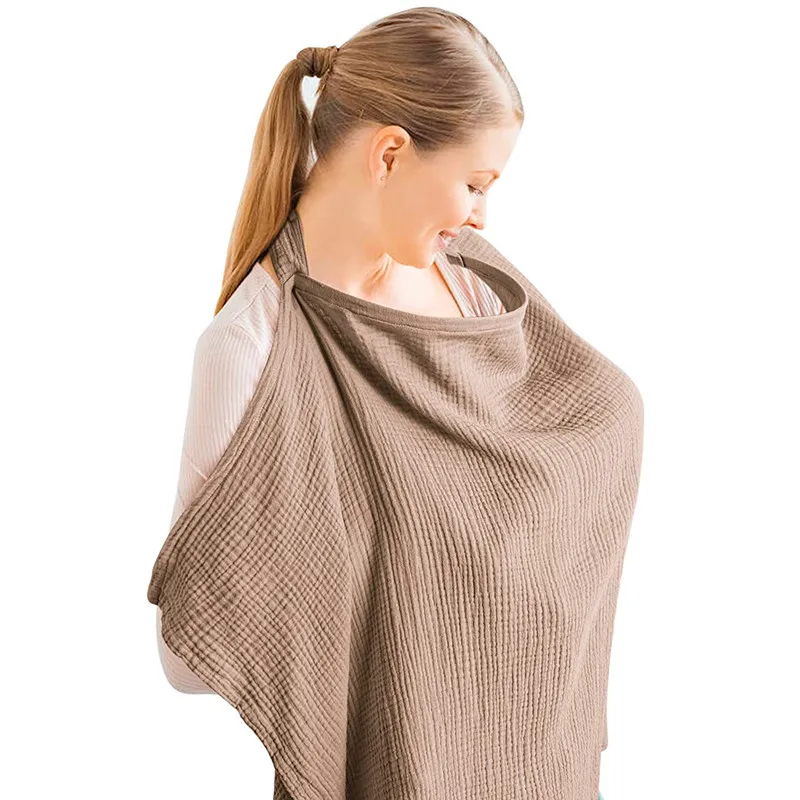 Breathable Breastfeeding Cover breastfeeding cover nursing towel Baby Feeding Nursing Covers Adjustable Nursing Apron Outdoor Privacy Cover Mother Cloth