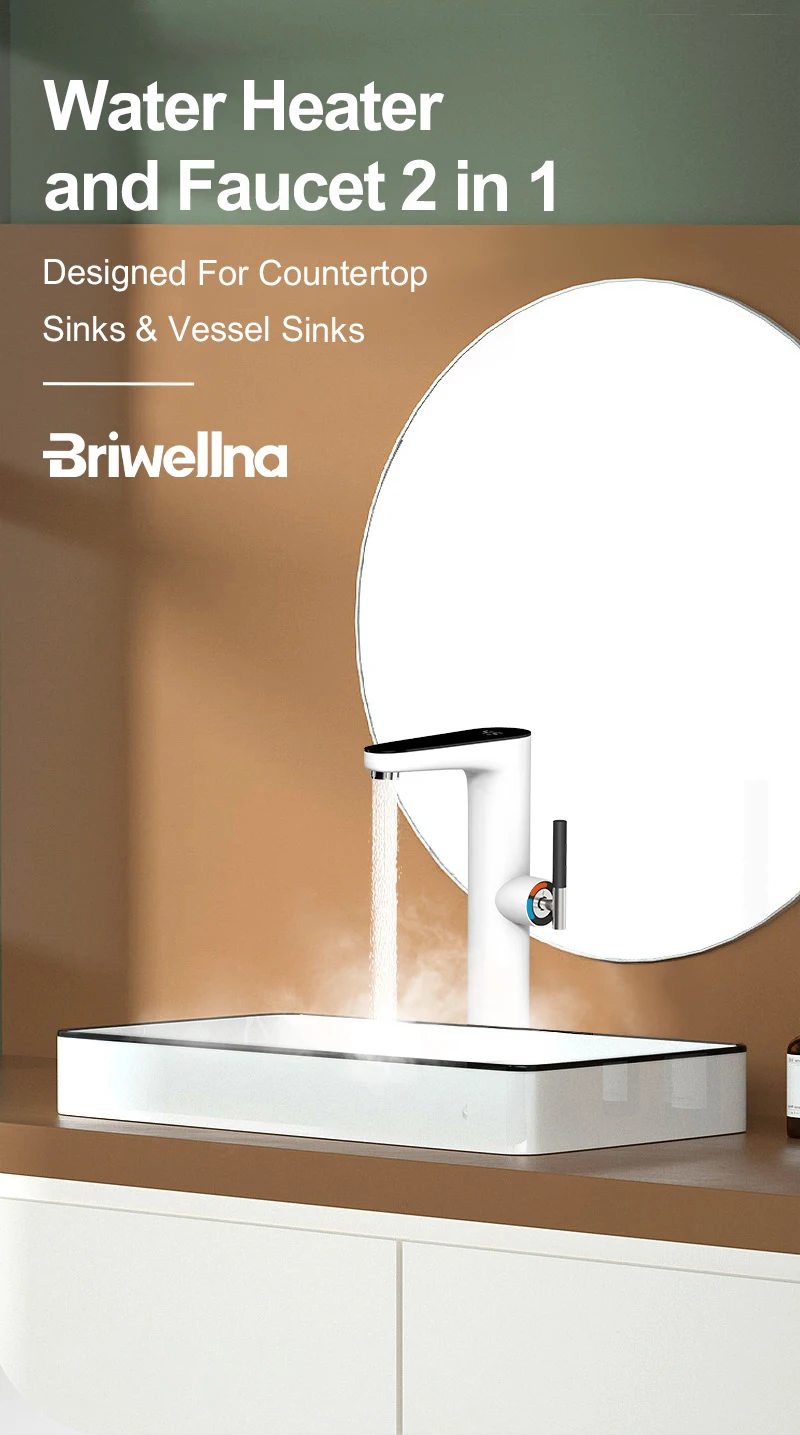 Briwellna-torneira elétrica instantânea do aquecedor de água