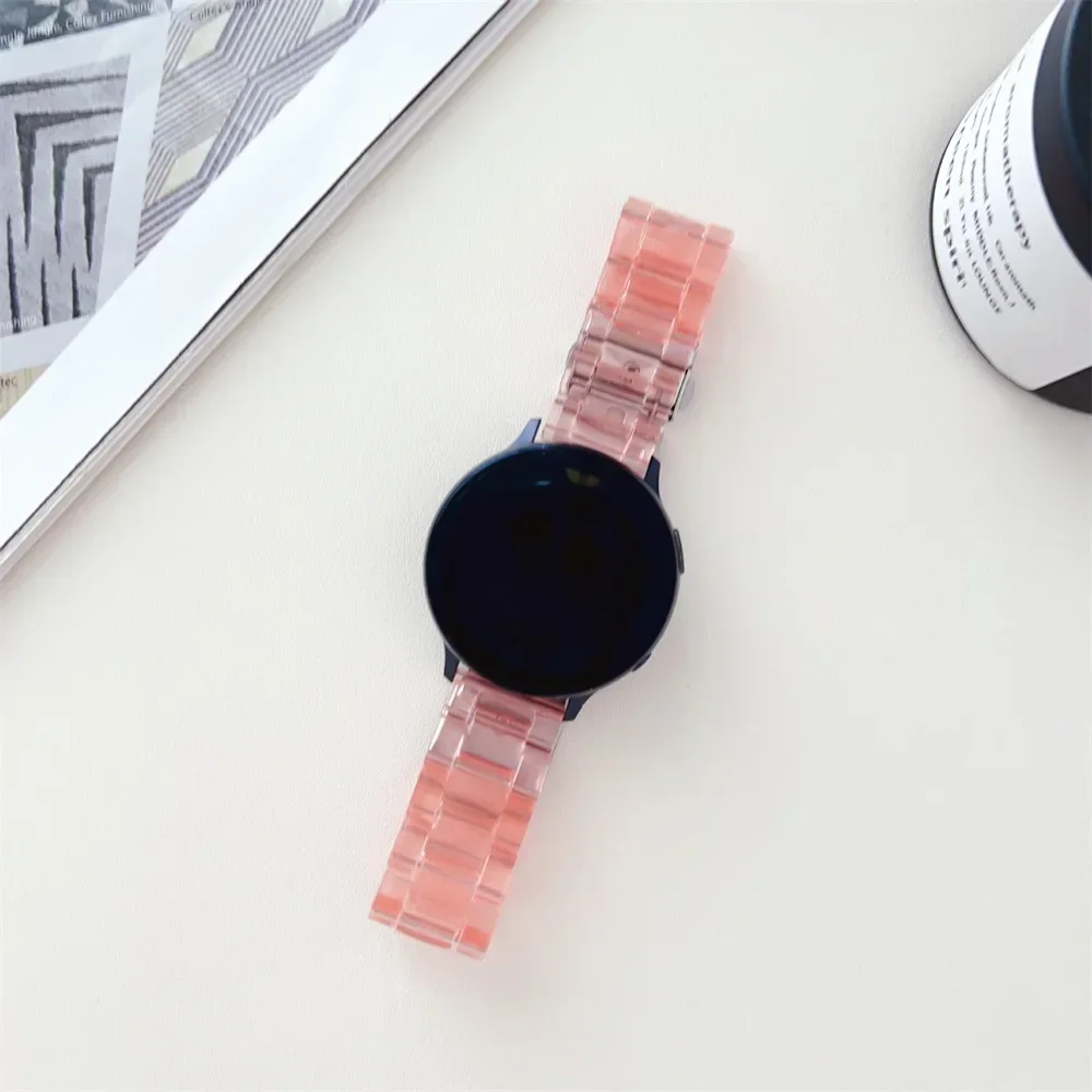 Transparent Strap with Removable Link Bracelet, 20mm/22mm Band