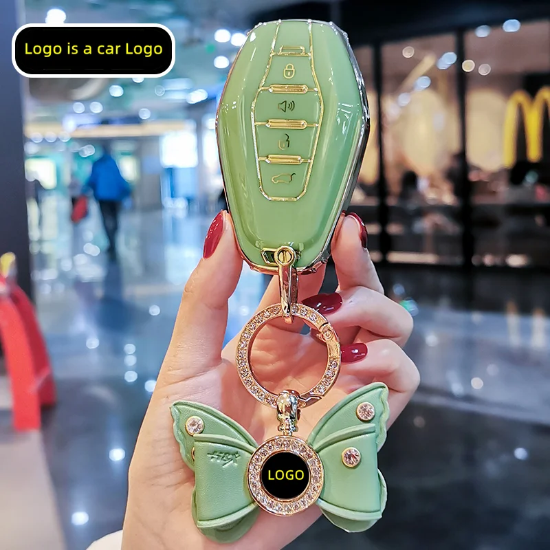 New TPU Car Remote Key Case Cover Protect Shell Bag For Chery Jetour X70 X70plus X70m X90plus X95pro 4 Buttons Accessories