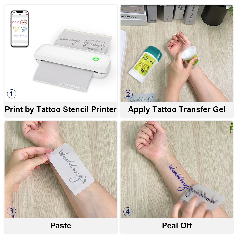 10 Sheets Tattoo Transfer Paper A4 Size Tattoo Stencil Paper Thermal Copy  Paper for Tattoo Transfer Machine Accessories Supplier - AliExpress