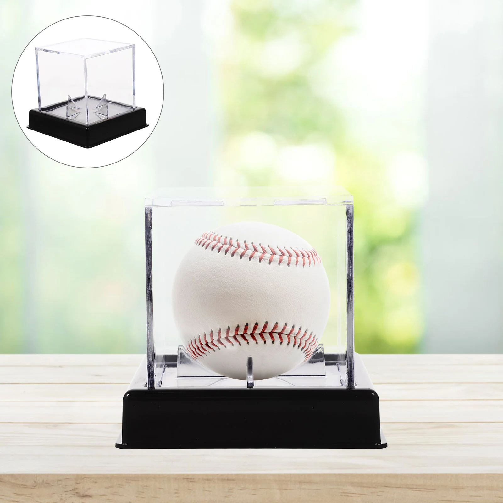 Softball Baseball Storage Box Desktop Case Display Decorative Holders Cases for Balls Accessory