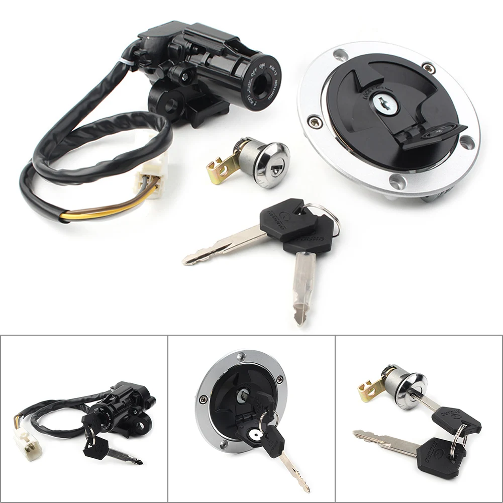 

Aluminum Motorcycle Ignition Switch Fuel Gas Cap Seat Lock Keys For Kawasaki Z1000 Z 1000 2010 2011 2012 2013 2014 2015 2016