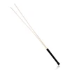 2 In 1 Natural Rattan 60CM Long Straight Whip Riding Crop Flogger Black Red PU Leather Handle Paddle Slapper Horse Training 2