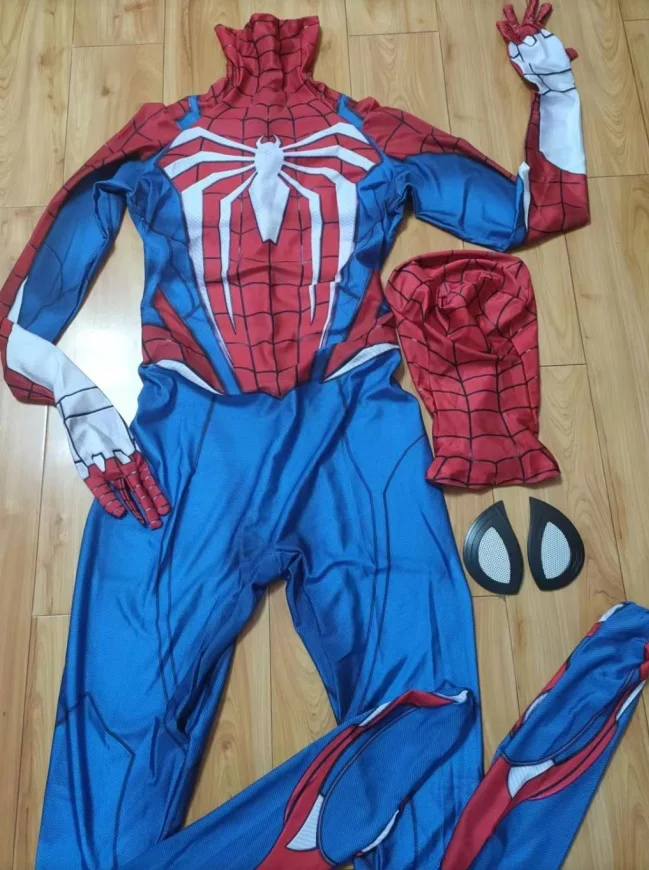 大人のためのスパイダーマンスーパーヒーローコスプレ衣装、最も