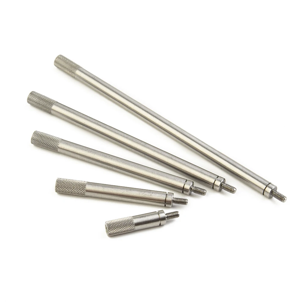 

5pcs/Set Dial Digital Indicator Extension Stem Rod M2.5 20 40 60 80 100mm Kit For Dial Gauge Altimeter Depth Gauge