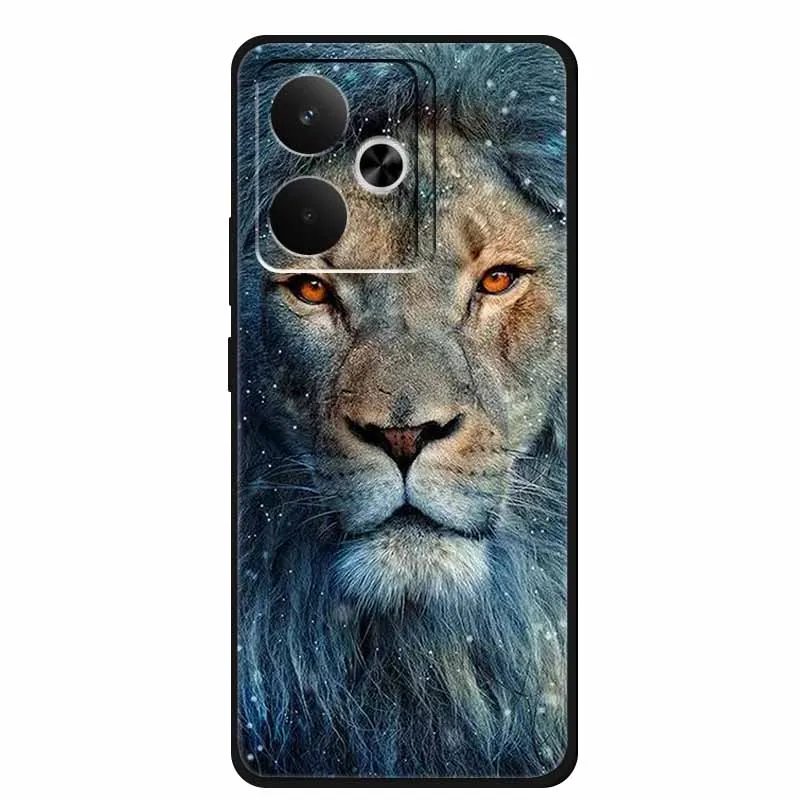 Sleek Black Silicone Soft Back Phone Case Cover