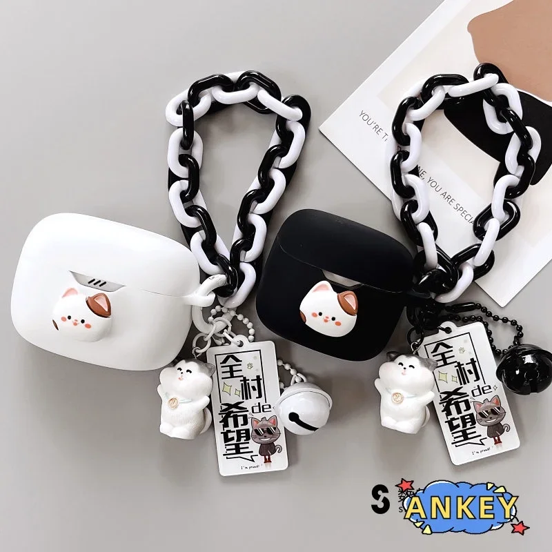 Per Jbl Tune Beam / Tune Buds / Flex Case Protettivo Cute Cartoon Cover Bluetooth Auricolare Shell Cuffie Portatili