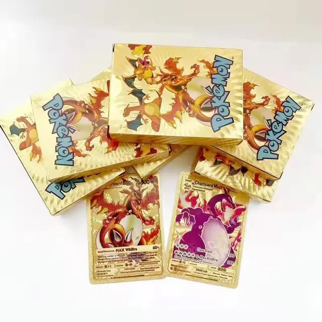 NEW Pokemon Pikachu card classic children's memory collection 10000 gold coins Pikachu pocket ball children Christmas present 3