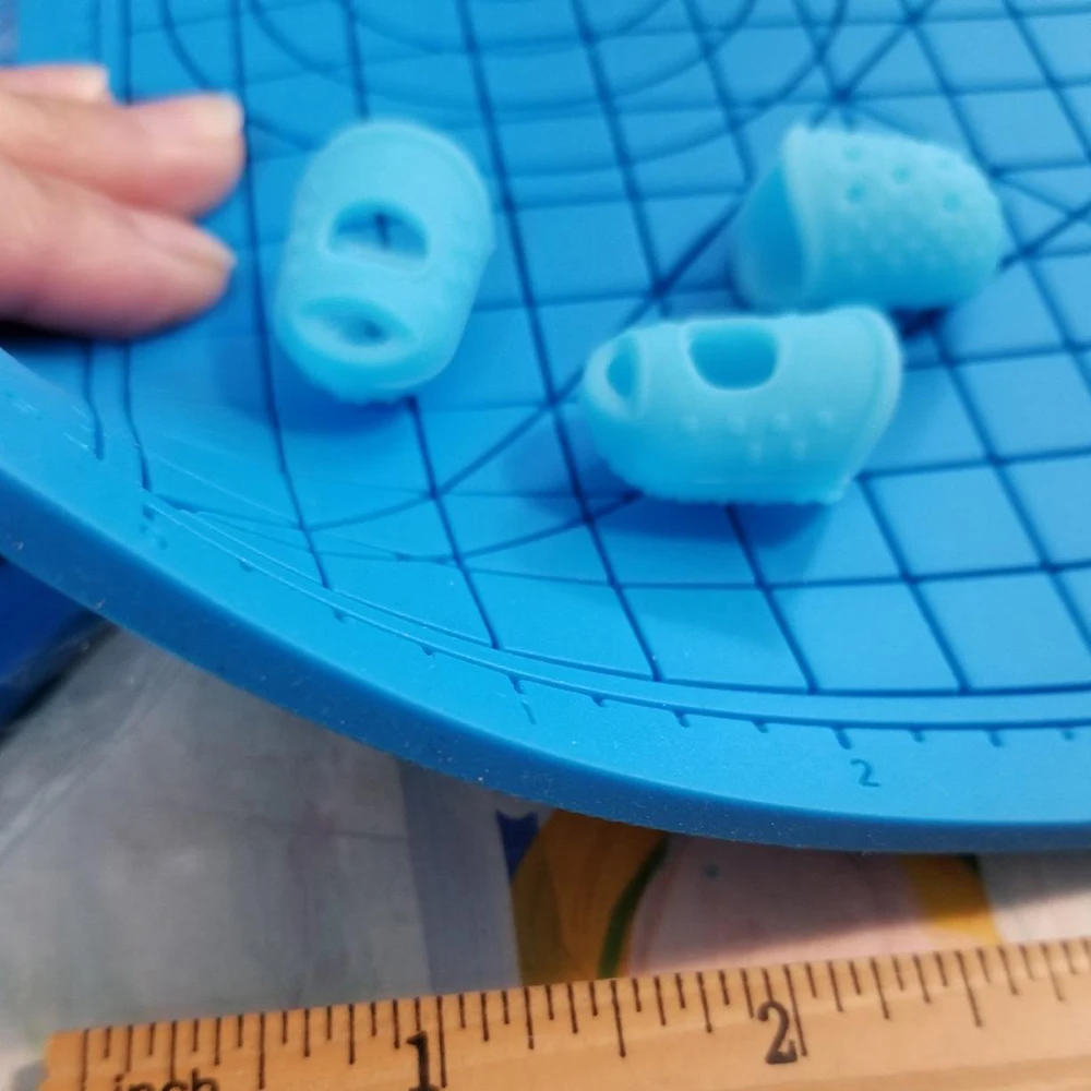 3D 프린팅 펜 실리콘 매트 DIY 크리에이티브 드로잉 템플릿 패드, 손가락 슬리브 아트 도구, 어린이 크리스마스 선물