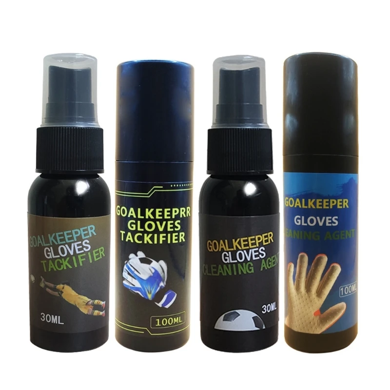 

11UE Portable Goalkeeper Glove Grip Goalkeeper Glove Cleaning Agent Mucilage Latex Gloves Durable