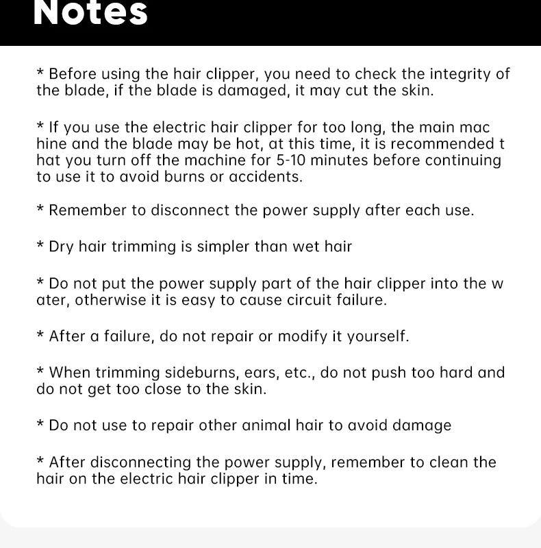 VGR V-108 Professional Hair Trimmer description image 8