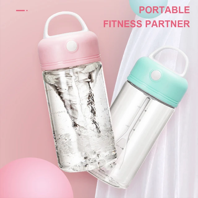 380mL Electric Protein Shaker Bottle Portable Mixer Cup Battery Powered  Coffee Shaker Cups Supplement Mixer for Protein Shakes Gym Pre-Workout