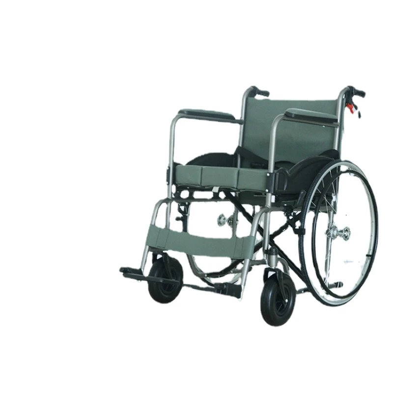 

Инвалидная коляска Zhenbang для пожилых людей с унитазом, Складная Многофункциональная маленькая ручная прогулочная тележка для пожилых людей